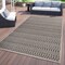 World Rug Gallery Bohemian Design Indoor/Outdoor Area Rug 5' x 7' Cream 424CREAM5X7 - alternate 1